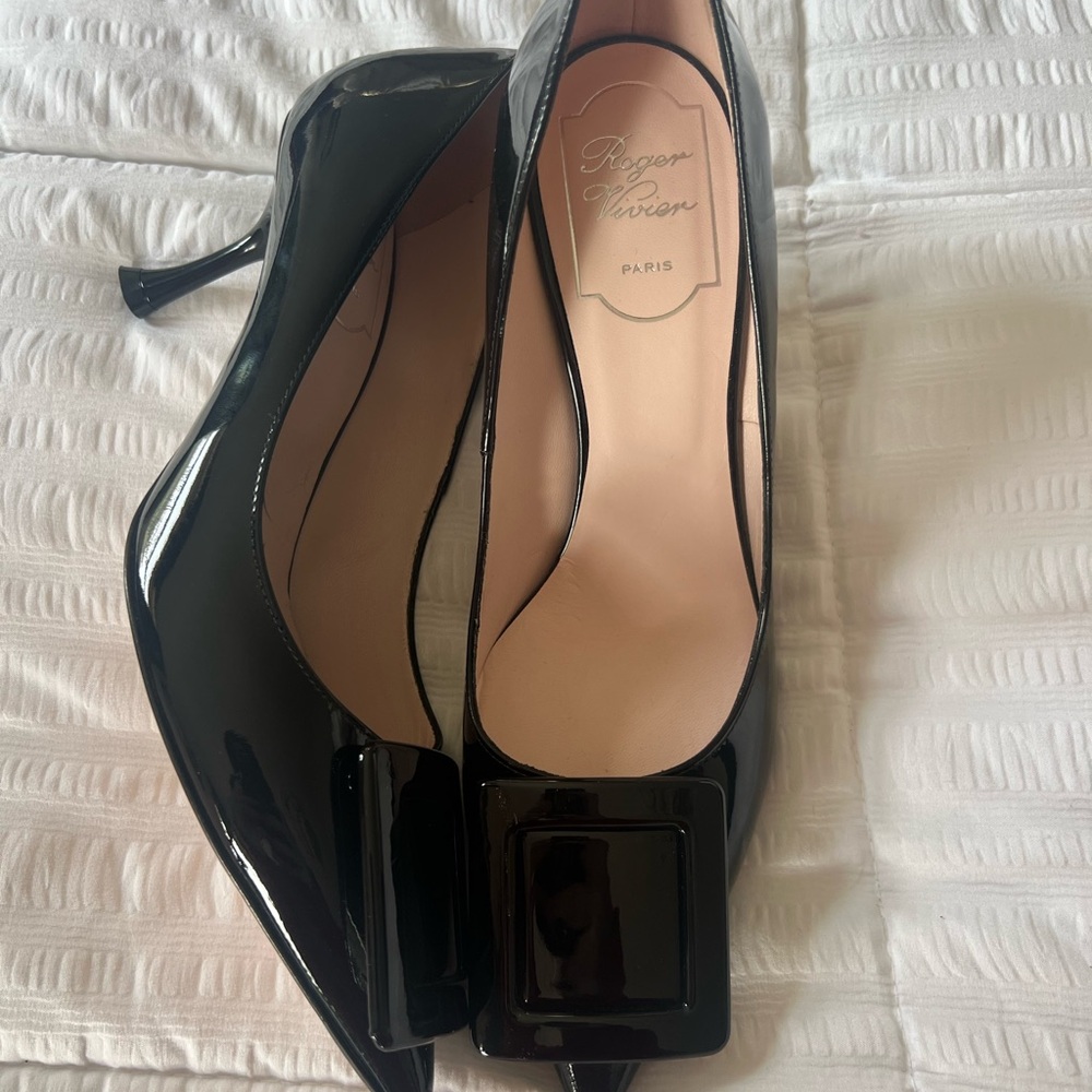 Roger Vivier 65MM Patent Leather Pumps